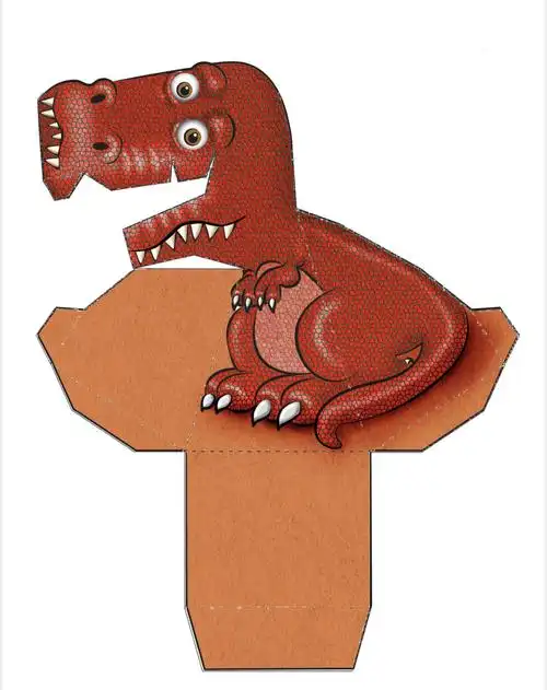 视觉错觉 3d恐龙 视觉停留 科学实验 diy纸模型抖音同款教程