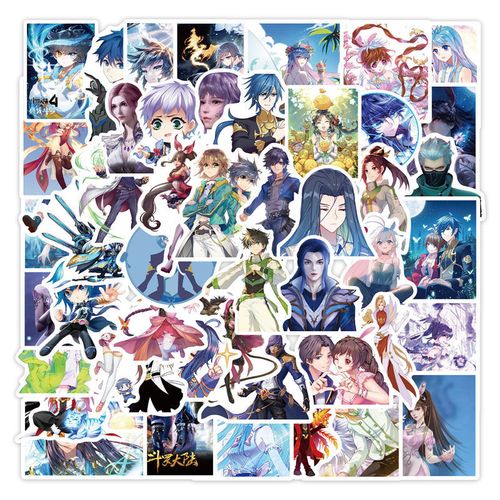 斗罗大陆小舞手账贴纸 漫画贴纸唐三小舞玄幻小说漫画手账防水免裁剪