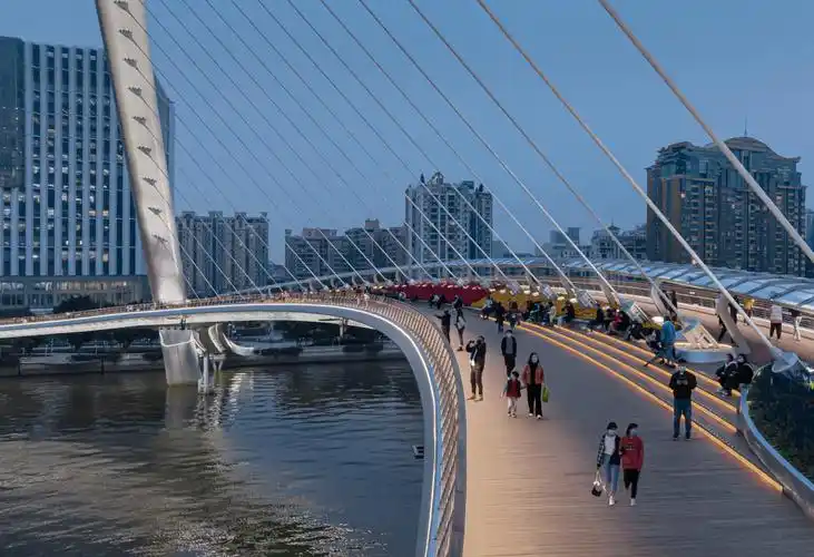 6广州海心桥获世界人行桥奖金奖