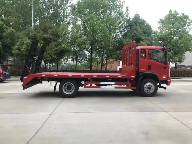 大运国六黄牌g6工程平板车价格