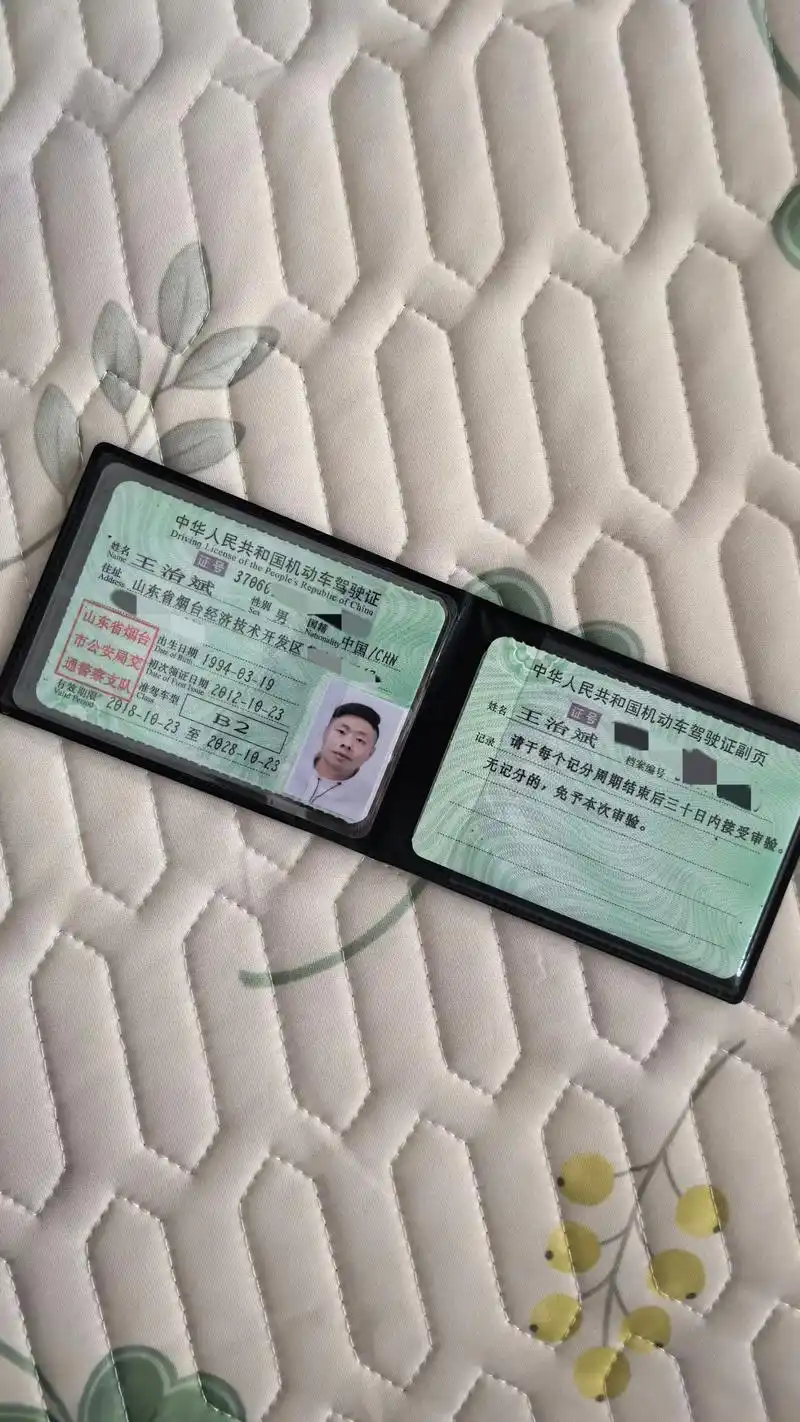 曾经感觉有一个大车驾驶证踏踏实实工作 可以让我的家人 生活的更好