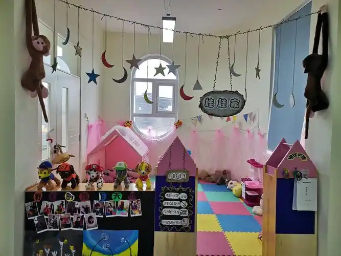 "一区角,大世界"余下镇金星幼儿园小三班娃娃家区域活动