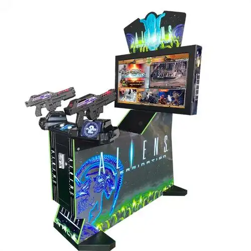 儿童电玩射击枪击投币游戏机火力全开三合一室内大型游艺机设备