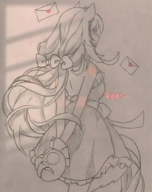 画大乔一定不要心急,不然就会像我一样废掉十来张纸9193#绘画临摹