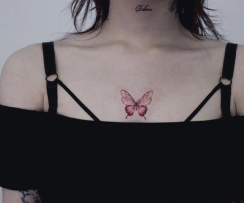 最新女生性感胸部纹身图集女生胸部纹什么图案好看2