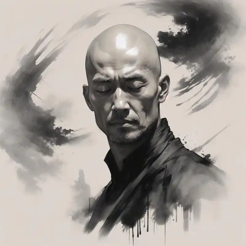 05和尚头像|看破红尘的禅意 远离尘世喧嚣,寻找内心的宁静.