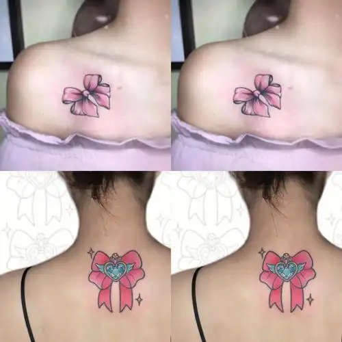 锁骨纹身个性纹身