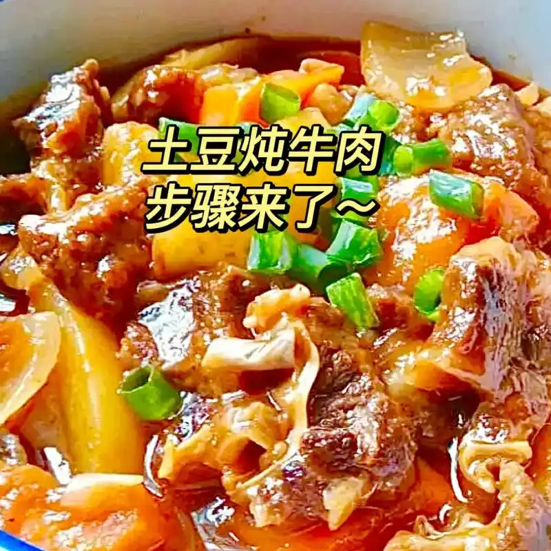 上热门 #家常菜 好吃的土豆炖牛肉～怎么也吃不腻～97有了 - 抖音