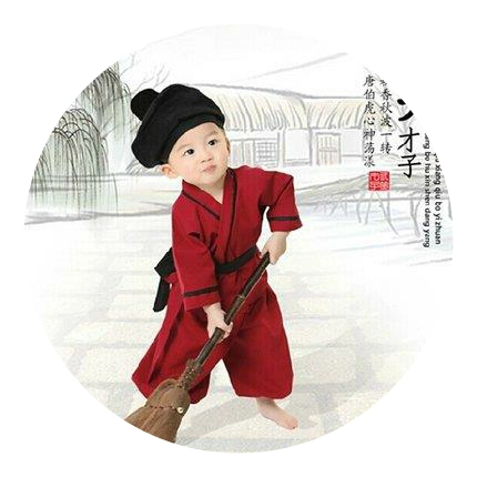 男孩男孩儿儿童萌娃服装古装小童小牧童衣服男童儿童演出服