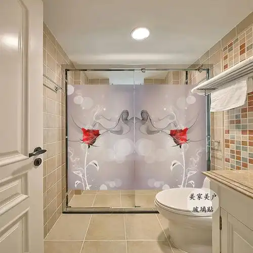 玻璃磨砂贴膜透光不透明浴室卫生间窗户贴纸遮光瓷砖