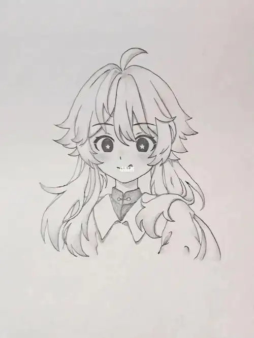 问就是只有两个人点赞,真的求求了,下次画谁#胡桃  #原来你也玩原神