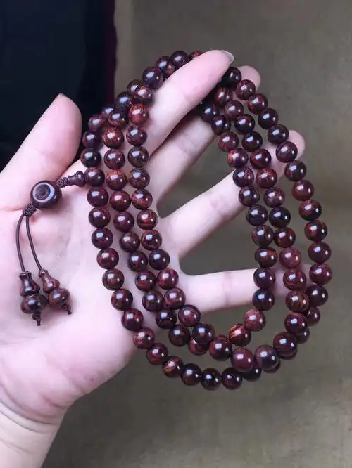 海黄紫油梨百年老料手串