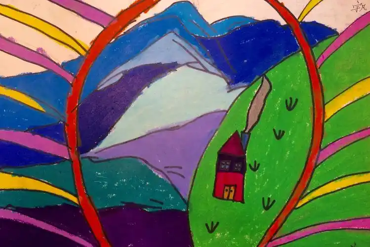 2017年春季少儿创作1班第6课《窗外的风景》