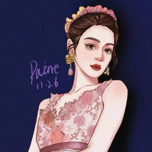 手绘练习迪丽热巴有过程图