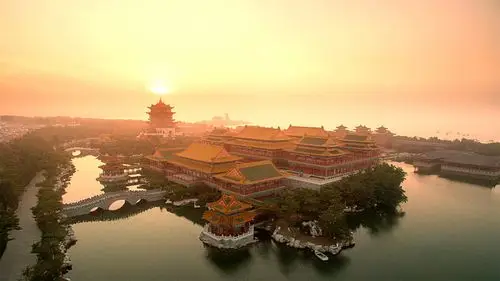 蓬莱八仙过海壮观风景高清桌面壁纸