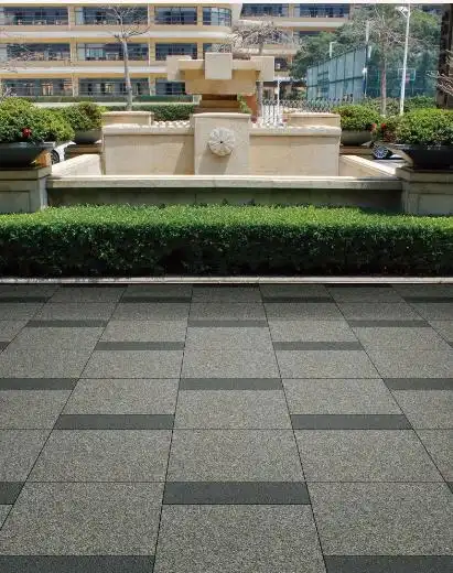 火烧面花岗岩定制/ 生态地铺石定制/ 18cm厚花岗岩地铺石/仿花岗岩