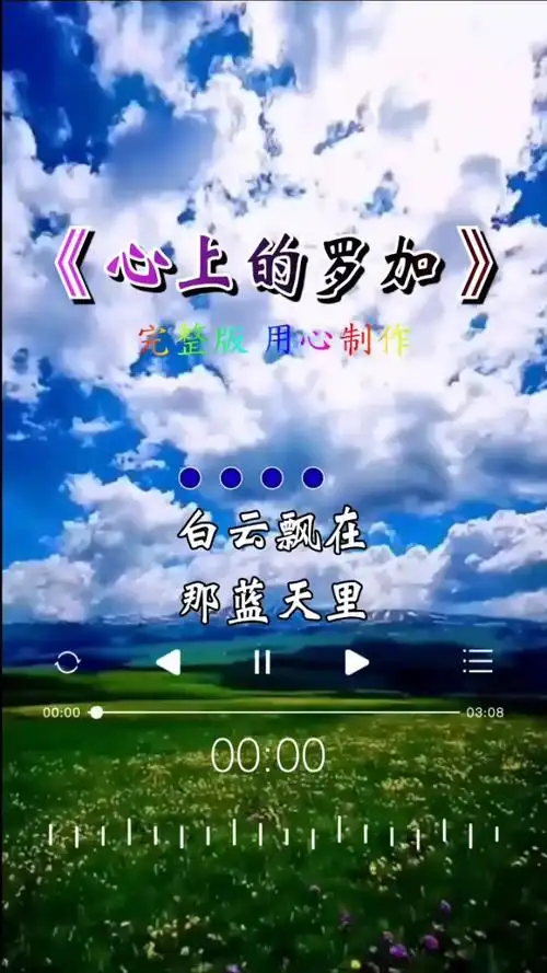 心上的罗加你们喜欢这样的画面吗音乐热歌