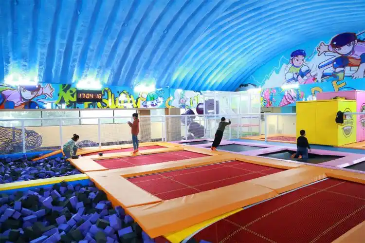 【亲子 室内乐园推荐 】北京丰台南宫蹦床乐园 电子门票(乐园前台兑换