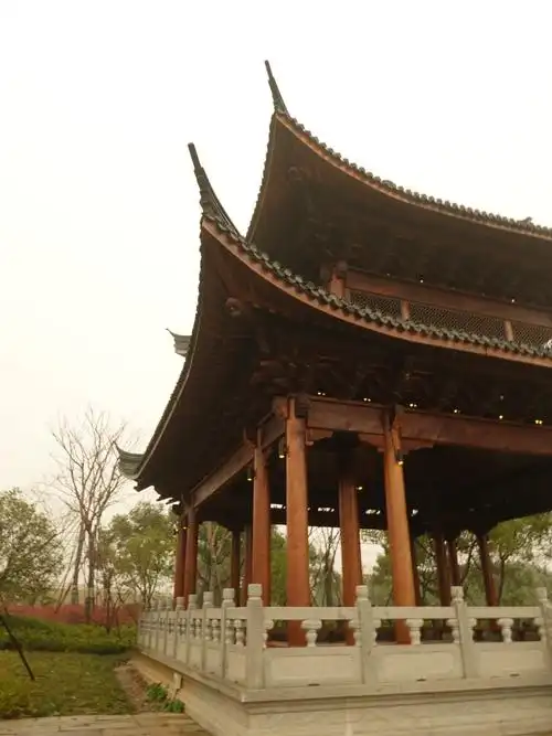 良渚(安溪古镇)庙,公园,桥,古镇农贸市场都转了一圈!