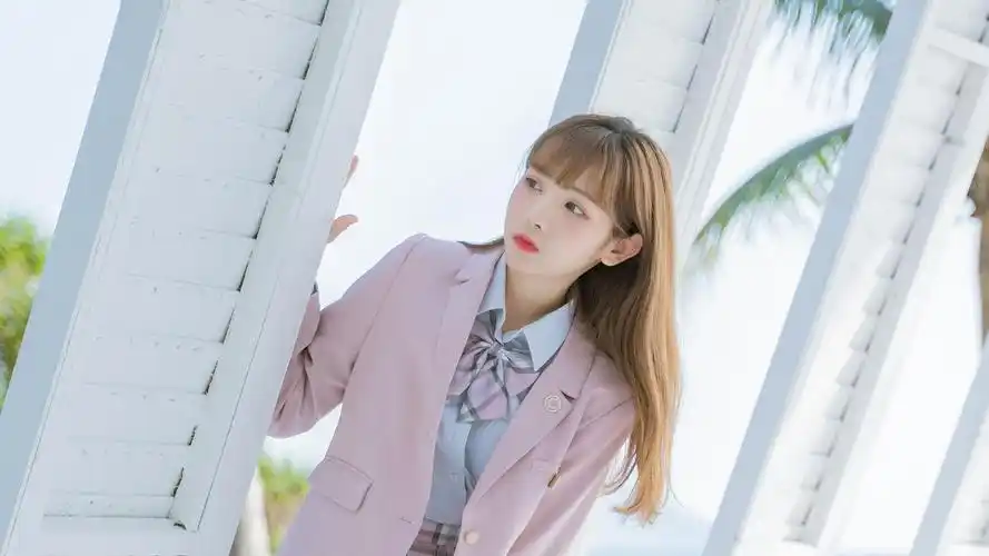 纯可爱少女jk制服诱人写真桌面壁纸