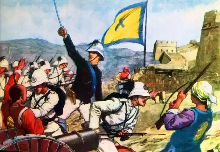 历史上的今天庚子战争爆发八国联军攻占大沽口炮台