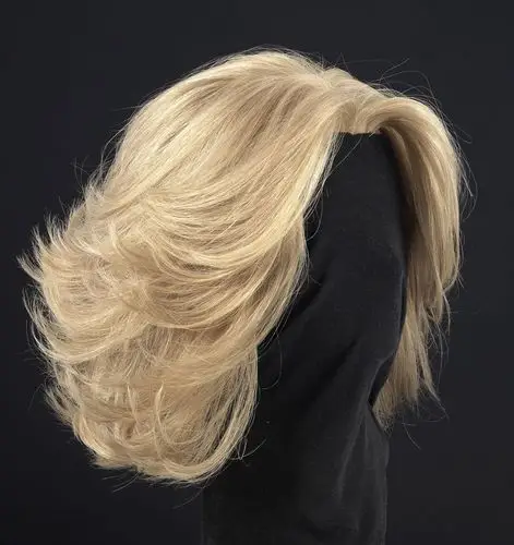 精美美女假发设计高清图片