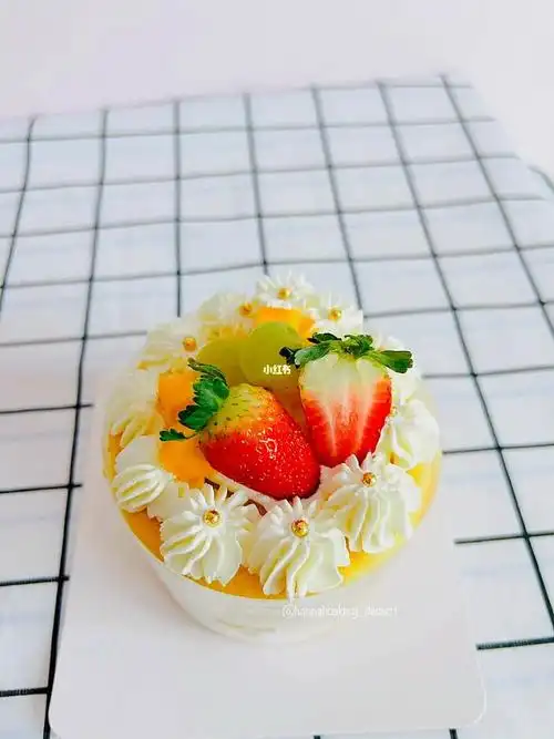 4寸原味水果裸蛋糕低糖健康