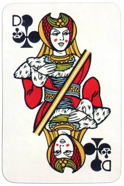 25张彩色扑克牌纹身手稿素材图案