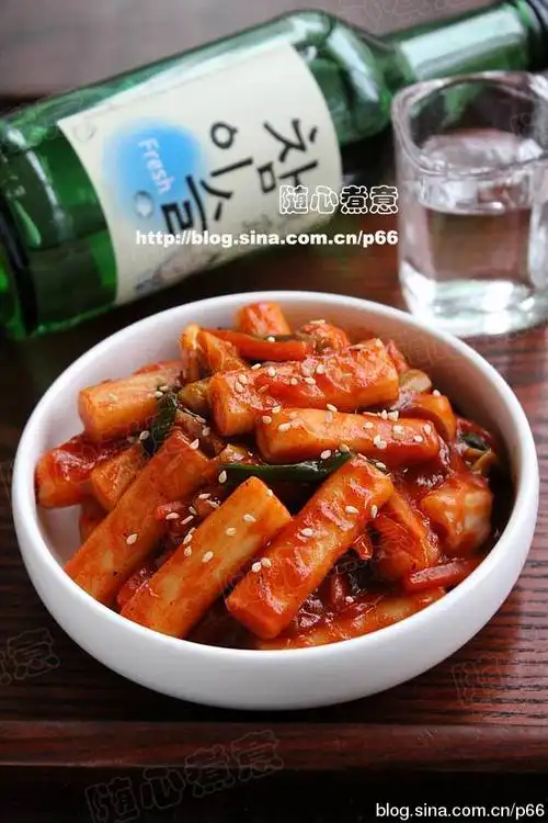 韩式辣炒年糕在家做韩国人气街头小吃