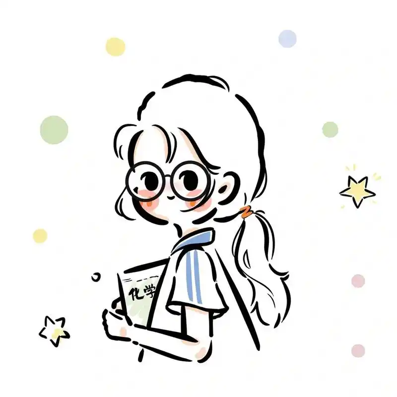 学生党简约风手绘头像 嗨嗨嗨,家人们,你们的头像推荐师林当又来更新