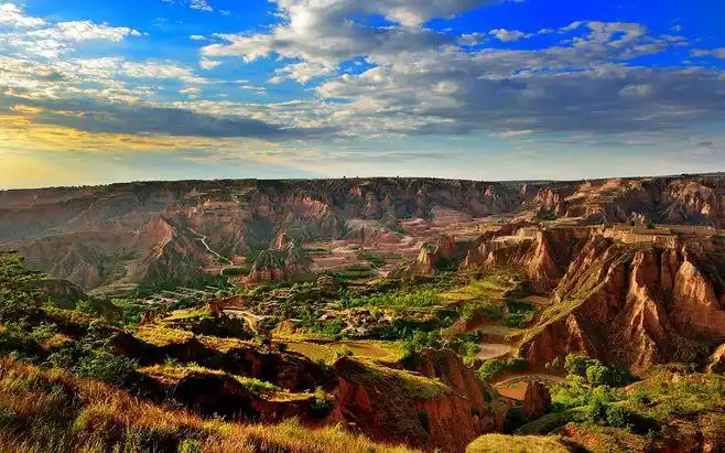 千沟万壑黄土高原
