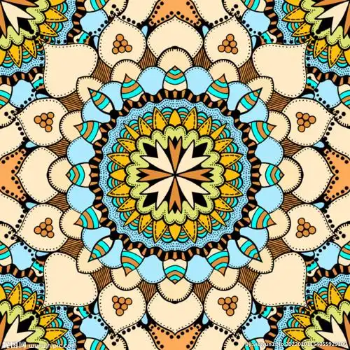 蜡染少数民族花纹底纹