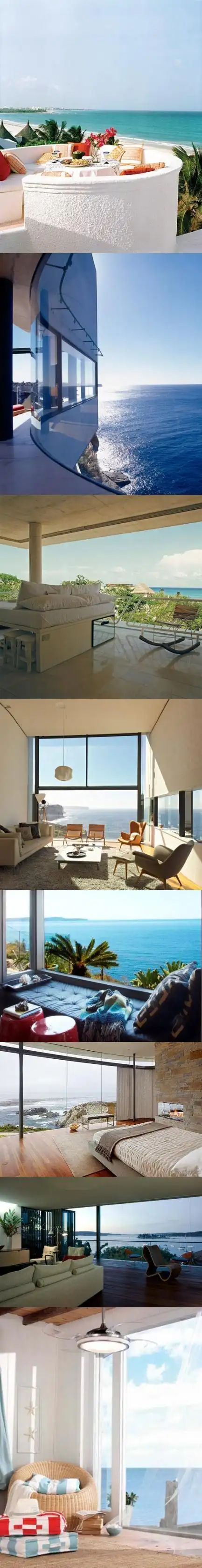 八款惬意美妙的海景房