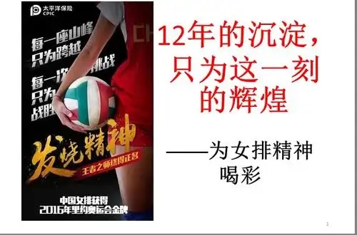 女排精神与学习精神ppt课件ppt