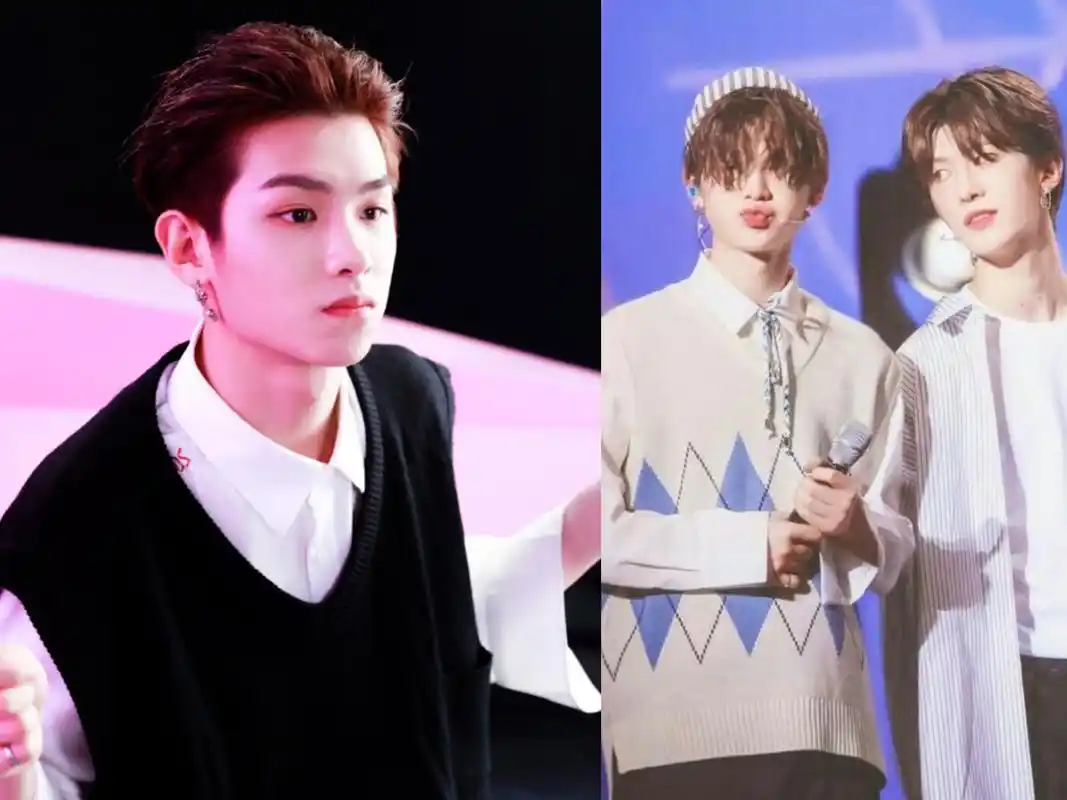 ninepercent新片真个性,蔡徐坤陈立农穿红衣,小鬼一头卷毛!