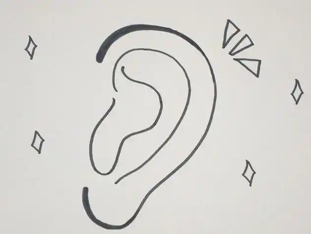 保护耳朵的简笔画视频教程