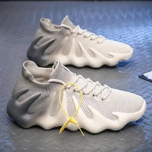 新款火山底椰子鞋450休闲运动鞋飞织八爪男鞋渐变色鞋摆拍451p40