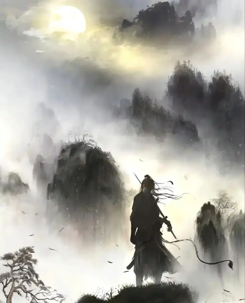 青衫烟雨客,似是故人来  #国漫国风 #水墨画 #唯美古风  - 抖音