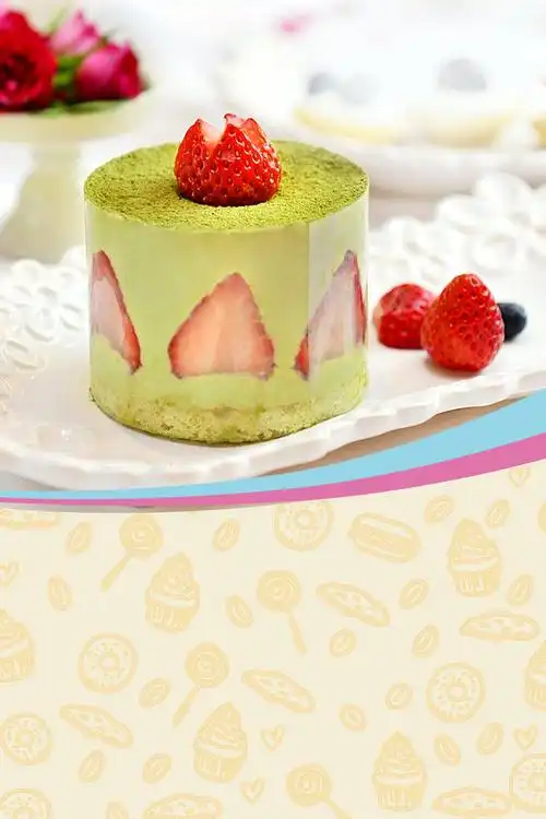 甜品蛋糕宣传海报背景素材