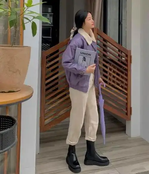 马丁靴算什么今年大热的是烟筒靴搭配各种裤子都好看