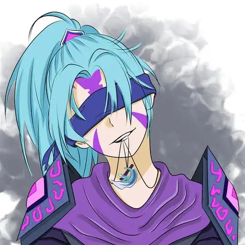 手绘dota2  敌法师