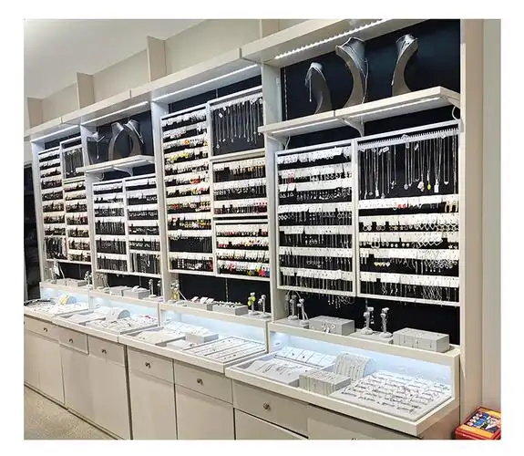 拓熙 耳环饰品展示架中岛展示台首饰展示架饰品柜展示柜墙上商用陈列