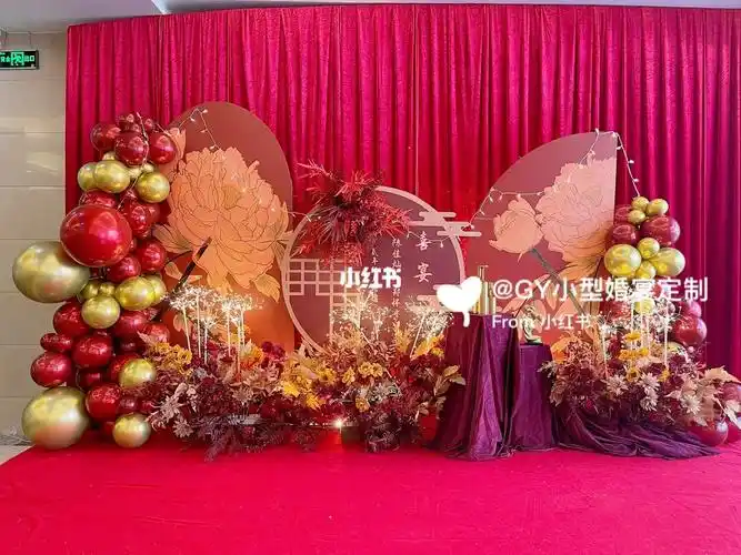 潮汕小型婚宴布置潮阳裕丰酒楼六桌婚宴