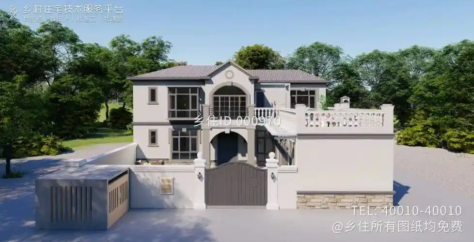 乡住分享8款河南周口别墅自建房设计图纸把极致的舒适感带回老家