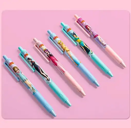 麦和叶罗丽漫画盲盒笔精致中性笔学生漫画可爱创意冰公主灵公主0.