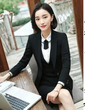 酒店工作服 黑套装(西装 连衣裙 衬衫) 拍下联系客服报备注或自行留言