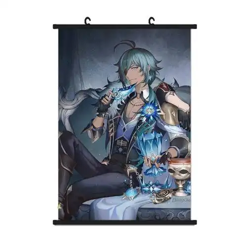 刻沫原神凯亚寒风剑士蒙德游戏周边海报动漫挂画二次元卧室宿舍装饰