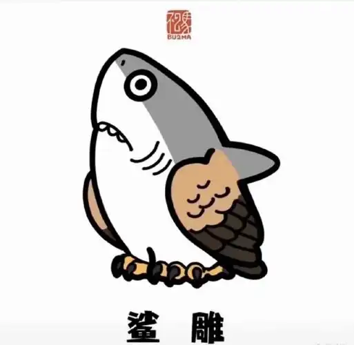 一组沙雕鲨鱼表情包00