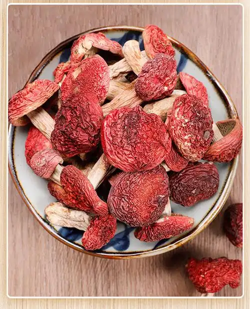 福建三明野生正红菇干货蓝底月子红蘑菇特产500g礼盒装500g