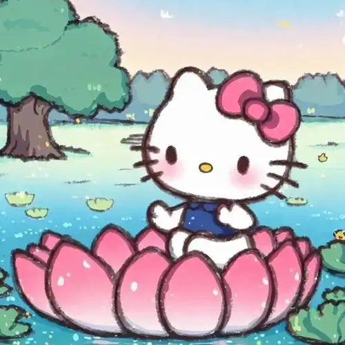 好运莲莲hello kitty头像